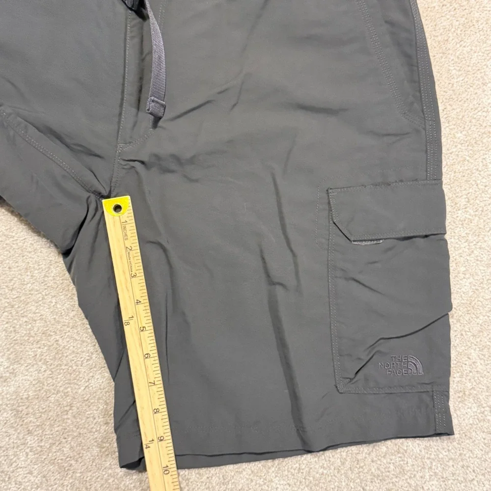 The‎ North Face Cargo Shorts Mens 38 Gray Nylon Belted Hiking T338/T738 CFX9